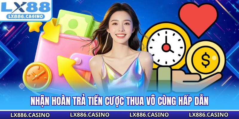 Nhận hoàn trả tiền cược thua vô cùng hấp dẫn